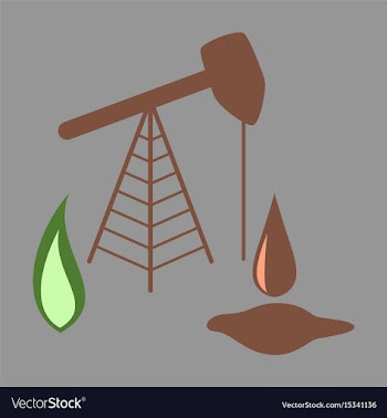Flat icon on stylish background gas and oil vector image