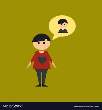 Flat icon on stylish background gay lovers vector image