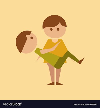 Flat icon on stylish background gay lovers vector image