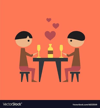 Flat icon on stylish background gay romantic vector image