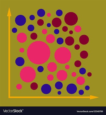 Flat icon on stylish background geometric chart vector image