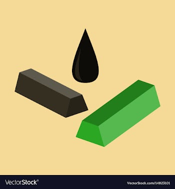 Flat icon on stylish background gold silver oil vector image