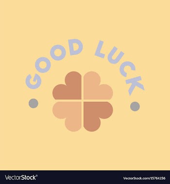 Flat icon on stylish background good luck clover vector image