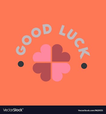 Flat icon on stylish background good luck clover vector image