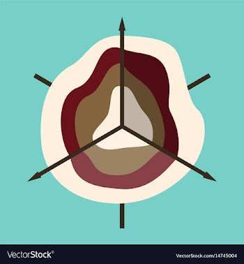 Flat icon on stylish background graph vector image