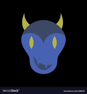 Flat icon on stylish background halloween monster vector image