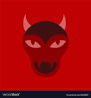 Flat icon on stylish background halloween monster vector image