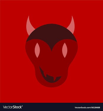Flat icon on stylish background halloween monster vector image