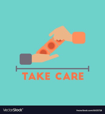 Flat icon on stylish background hand condoms vector image
