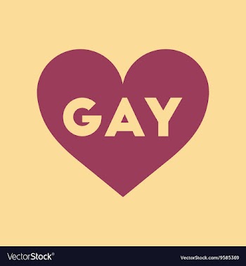 Flat icon on stylish background heart gays vector image