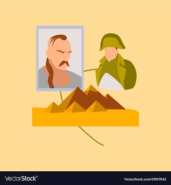 Flat icon on stylish background history lesson vector image