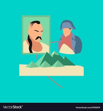 Flat icon on stylish background History Lesson vector image
