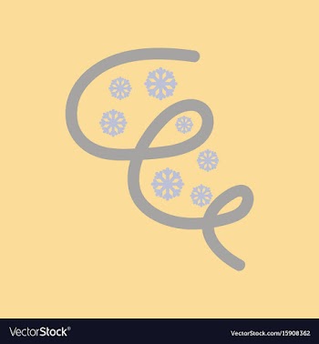Flat icon on stylish background ice storm vector image