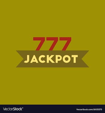 Flat icon on stylish background jackpot Lucky vector image
