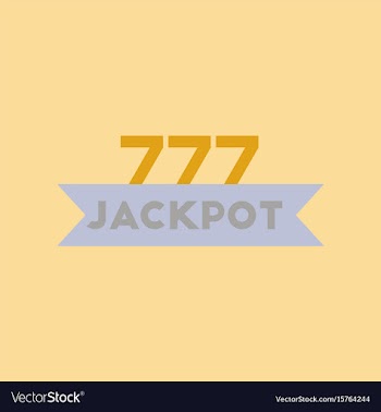 Flat icon on stylish background jackpot lucky vector image