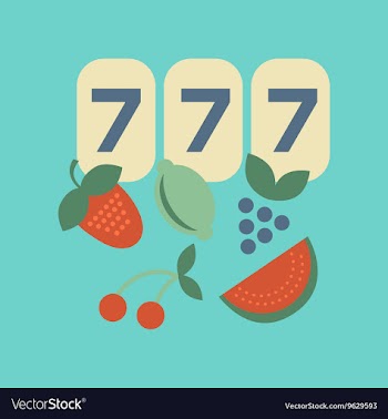 Flat icon on stylish background jackpot Lucky vector image