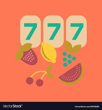 Flat icon on stylish background jackpot Lucky vector image