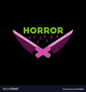 Flat icon on stylish background knives horror vector image