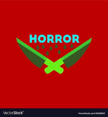 Flat icon on stylish background knives horror vector image