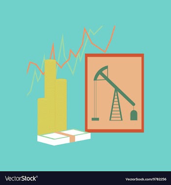 Flat icon on stylish background lesson economy vector image