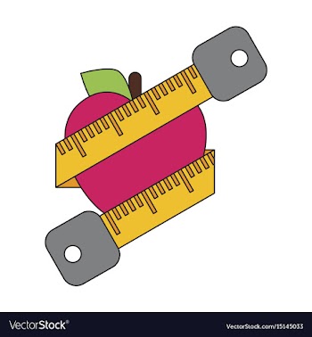 Flat icon on stylish background logo diet vector image