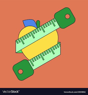 Flat icon on stylish background logo diet vector image