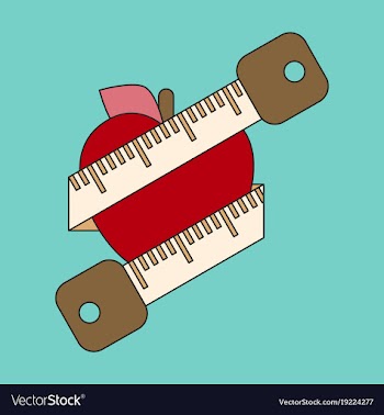 Flat icon on stylish background logo diet vector image