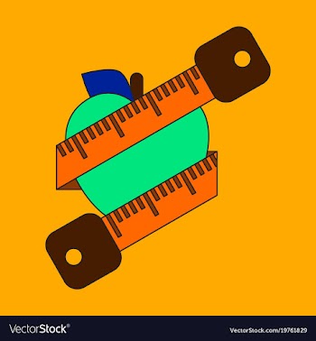 Flat icon on stylish background logo diet vector image
