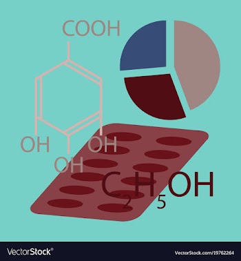 Flat icon on stylish background medical vector image