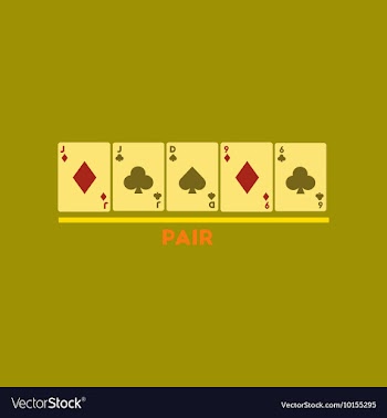 Flat icon on stylish background pair cards vector image