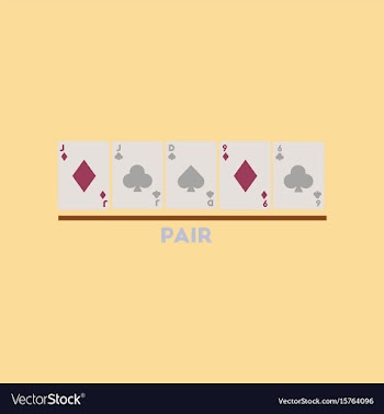Flat icon on stylish background pair cards vector image