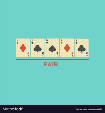 Flat icon on stylish background pair cards vector image