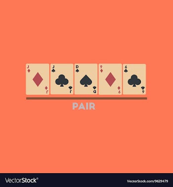 Flat icon on stylish background pair cards vector image