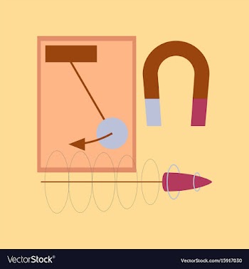 Flat icon on stylish background physics lesson vector image