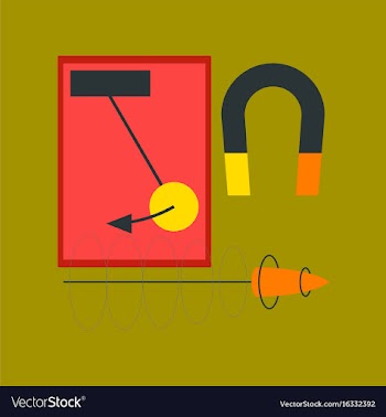 Flat icon on stylish background physics lesson vector image