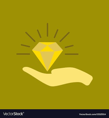 Flat icon on stylish background poker diamond in vector image
