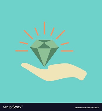 Flat icon on stylish background poker Diamond in vector image