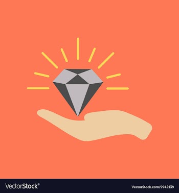 Flat icon on stylish background poker Diamond in vector image