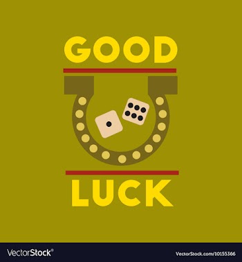 Flat icon on stylish background poker good luck vector image