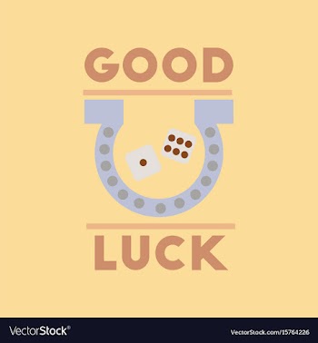 Flat icon on stylish background poker good luck vector image