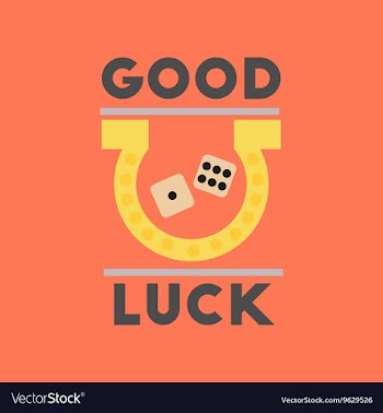 Flat icon on stylish background poker good luck vector image