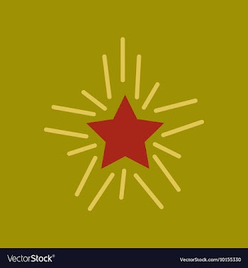 Flat icon on stylish background poker star vector image