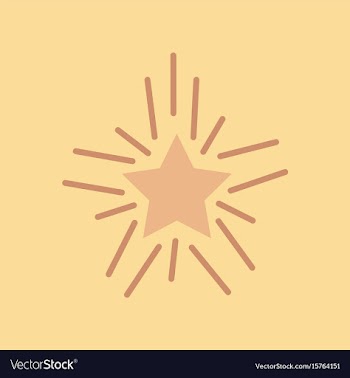 Flat icon on stylish background poker star vector image