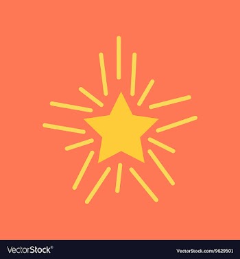 Flat icon on stylish background poker star vector image