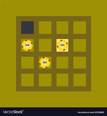 Flat icon on stylish background poker table vector image