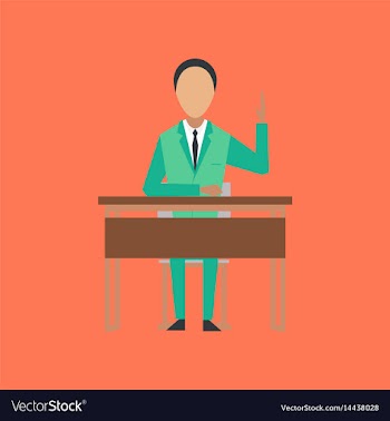 Flat icon on stylish background pupil at school vector image