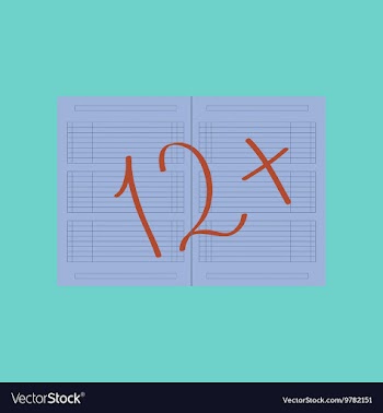 Flat icon on stylish background School journal vector image