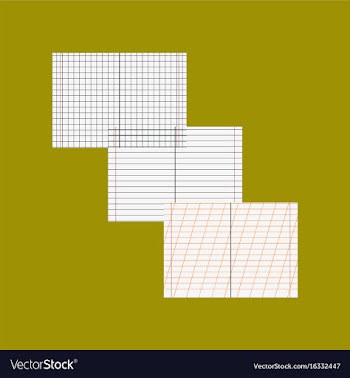 Flat icon on stylish background school notebooks vector image