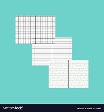 Flat icon on stylish background school notebooks vector image