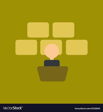 Flat icon on stylish background screen guard vector image